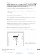 Preview for 2 page of Acare MRW 12HL Installation Manual