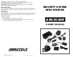 Предварительный просмотр 1 страницы Accele AS635/805 Owner'S Manual