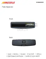 Предварительный просмотр 3 страницы Accele RVM430DVR Instruction Manual