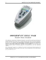 Preview for 4 page of Accelerated Care Plus OMNISTIM FX2 CYCLE/WALK User Manual