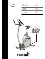 Accell CARDIO PACER Owner'S Manual preview