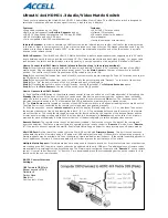 Accell UltraAV User Manual предпросмотр