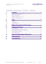 Preview for 3 page of Accelleron A100-M radial Assembly Instructions Manual