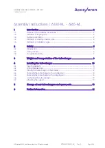 Предварительный просмотр 3 страницы Accelleron A130-M Assembly Instructions Manual