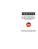 Accent Acoustics HT-3200BGW Instruction Manual preview