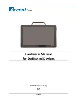 Preview for 1 page of Accent 1400 Hardware Manual