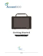 Preview for 1 page of Accent 800 Getting Started