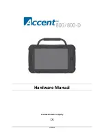 Preview for 1 page of Accent 800 Hardware Manual