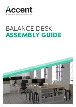 Accent BALANCE DESK Assembly Manual предпросмотр