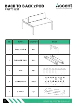 Предварительный просмотр 8 страницы Accent BALANCE DESK Assembly Manual