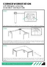 Предварительный просмотр 13 страницы Accent BALANCE DESK Assembly Manual