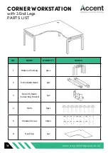 Preview for 14 page of Accent BALANCE DESK Assembly Manual