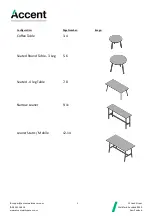 Предварительный просмотр 2 страницы Accent Modella II Table Assembly Instructions Manual