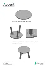 Предварительный просмотр 4 страницы Accent Modella II Table Assembly Instructions Manual