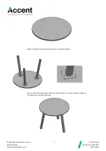 Предварительный просмотр 6 страницы Accent Modella II Table Assembly Instructions Manual