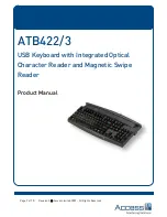 Acces ATB422 User Manual preview