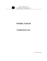 Preview for 1 page of Acces PAD128 User Manual