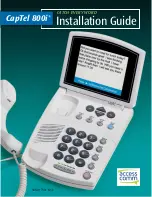 Access Comm CapTel 800i Installation Manual preview