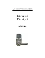 ACCESS CONTROL SOLUTION Eternity 4 Manual preview