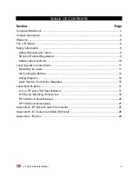 Preview for 2 page of Access Laser L15 Series Operator'S Manual