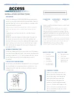 Предварительный просмотр 1 страницы Access Lighting 30111 Installation Instructions