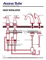 Preview for 15 page of Access Tubs 3060WCA AIR Installation & Operating Instructions Manual