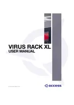 Access Virus Rack XL User Manual предпросмотр