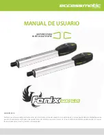 Accessmatic Fenix 600 Manual preview
