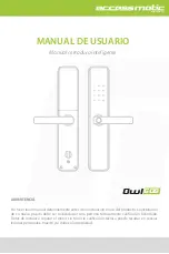 Accessmatic OwlGo8 User Manual preview