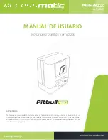 Preview for 1 page of Accessmatic Pitbull 400 User Manual