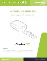 Preview for 1 page of Accessmatic Raptor 120 User Manual