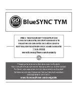 ACCESSORIES 4 TECHNOLOGY GO groove BlueSYNC TYM Manual preview