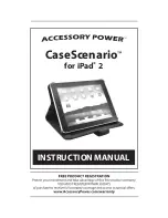 Предварительный просмотр 1 страницы Accessory Power CaseScenario Instruction Manual