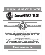 Preview for 1 page of Accessory Power GO groove SonaVERSE BSE User Manual