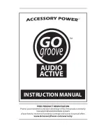 Accessory Power GOgroove AudioActive Instruction Manual preview