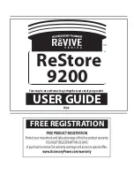 Accessory Power Restore 9200 User Manual preview