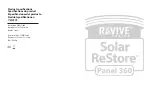 Preview for 6 page of Accessory Power ReVIVE Solar ReStore Panel 360 Manual