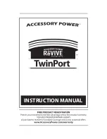 Preview for 1 page of Accessory Power TwinPort Instruction Manual