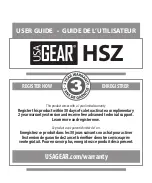 Preview for 1 page of Accessory Power USA GEAR HSZ User Manual