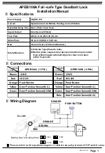 AccessPRO APEB100A Installation Manual preview