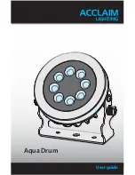 Preview for 1 page of Acclaim Lighting Aqua Drum EO User Manual