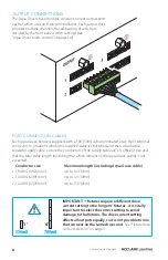 Preview for 8 page of Acclaim Lighting Aqua Graze User Manual