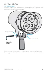 Предварительный просмотр 7 страницы Acclaim Lighting aria Dyna Accent User Manual