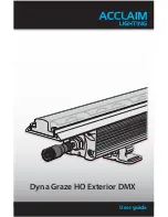 Acclaim Lighting Dyna Graze HO Exterior DMX User Manual предпросмотр