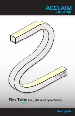 Preview for 1 page of Acclaim Lighting Flex Tube DW G2 User Manual