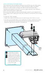 Preview for 8 page of Acclaim Lighting Linear XTR User Manual