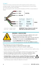 Предварительный просмотр 10 страницы Acclaim Lighting Linear XTR User Manual