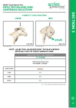 Предварительный просмотр 9 страницы Accles & Shelvoke CASH Small Animal Tool Original Instruction Manual