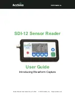 Acclima SDI-12 User Manual preview
