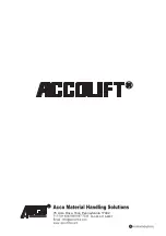 Preview for 14 page of ACCO Brands Accolift Instructions Manual